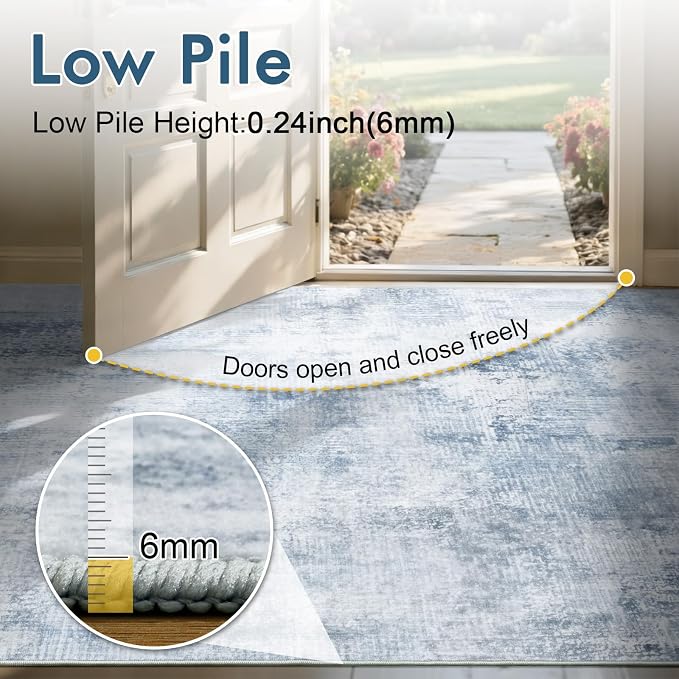 6x9 Ft Large Area Rugs for Living Room, Soft Non-Slip Washable Rugs Modern - Image 8