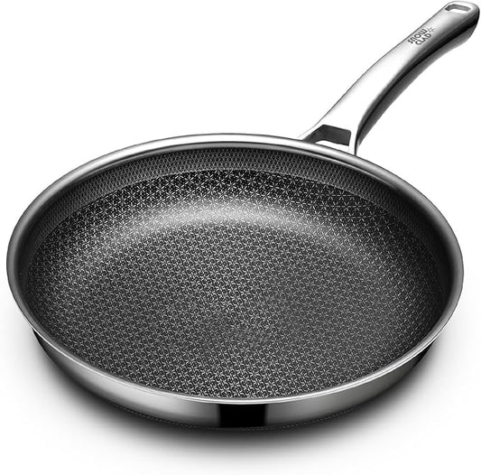 OATOFP Non Stick Frying Pans 12 inch, Hybrid Frying Skillets Nonstick, non by UltimateCookwareDestination