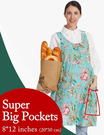 Cozy Adjustable Cross Back Aprons - Image 2