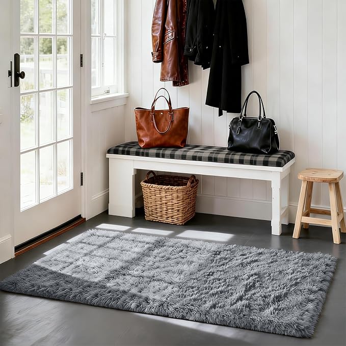 Soft Runner Rugs for Bedroom, Bedside Rug for Living Room Bedroom Room Home - Image 5