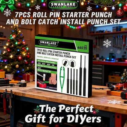 7-Piece Premium Roll Pin Starter Punch and Install Punch Set - Image 7