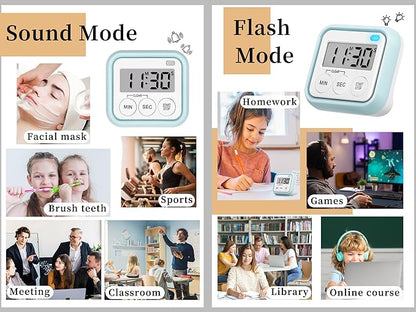 Timer, Kitchen Timers for Cooking Classroom Timer for Kids Teachers Digital - Image 2