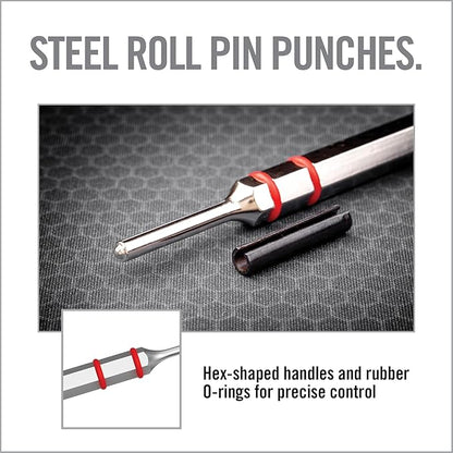 Real Avid Roll Pin Punch Set & Hammer + Non-Slip Magnetic Bench Block | 10 - Image 7