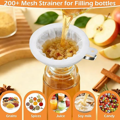 6 Pack Stainless Steel Canning Funnel - Image 4