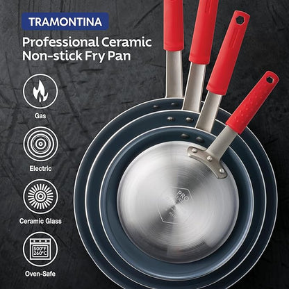 Tramontina Professional 12-Inch Ceramic Non Stick Large Frying Pan, Heavy-Gauge - Image 6