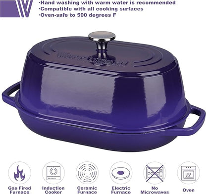 VORRINGARD Enameled Cast Iron Dutch Oven Pot - Image 3