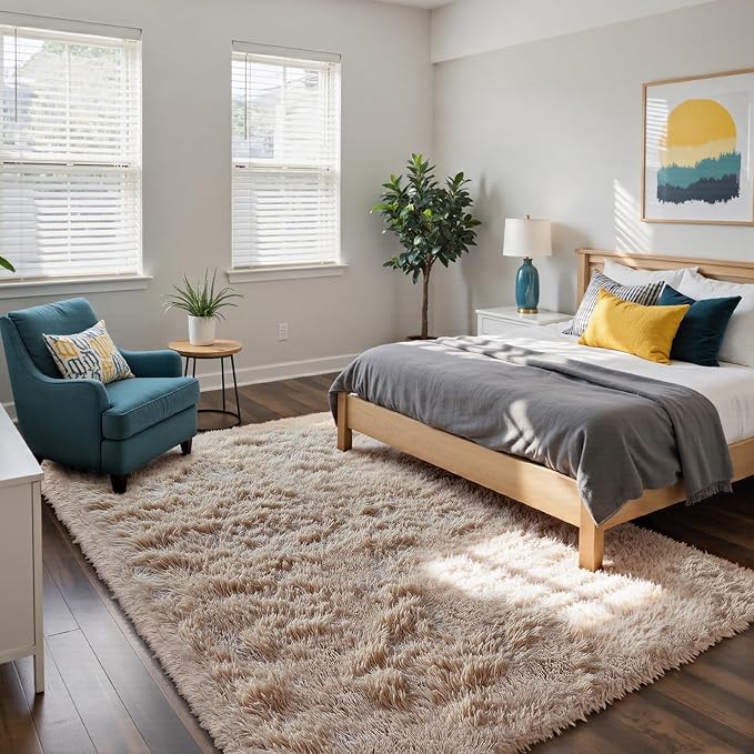 yongyangjuxin Fluffy Rug Shag Area Rug, Super Soft Shag Rugs - Image 2