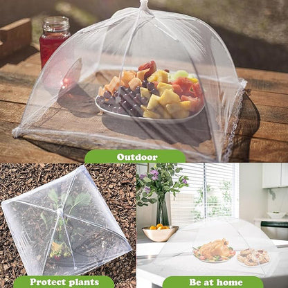 7 Pack Food Covers for Outside Mesh, Food Nets for Outdoors Large Food Covers - Image 8