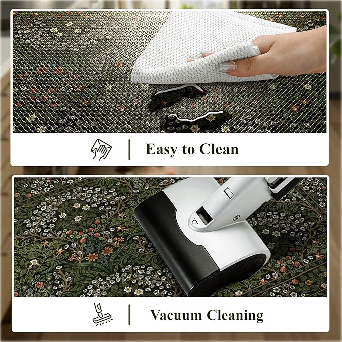 Collive Anti Fatigue Kitchen Rugs Sets of 2, Non Slip Waterproof Kitchen Mat - Image 5