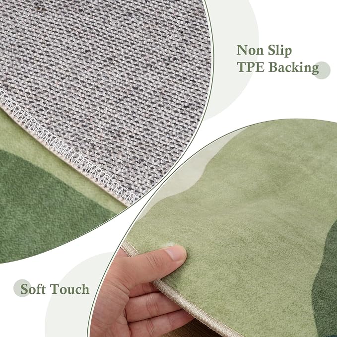 Sunrise Circle Area Rug 5ft, Large Round Rugs - Image 3