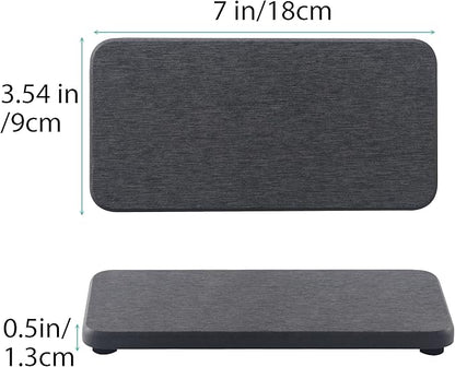 NiuYichee 2 Pcs Water Absorbing Stone Trays, Kitchen/Bathroom Sink Soap Dish - Image 3
