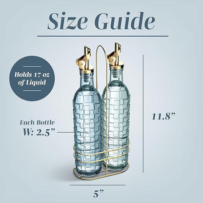 COOK WITH COLOR Glass Olive Oil Bottle Dispenser - Image 5