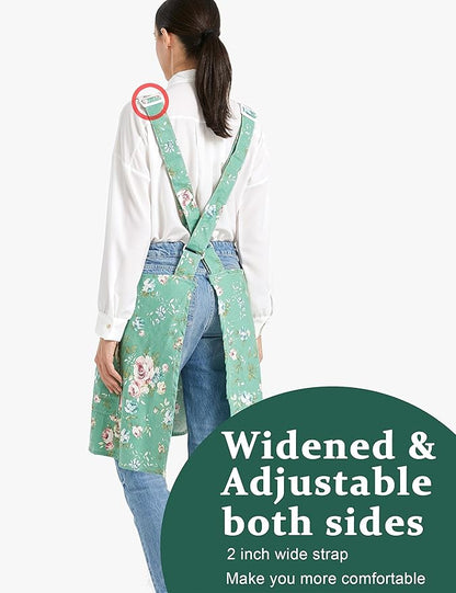 Cozy Adjustable Cross Back Aprons - Image 3
