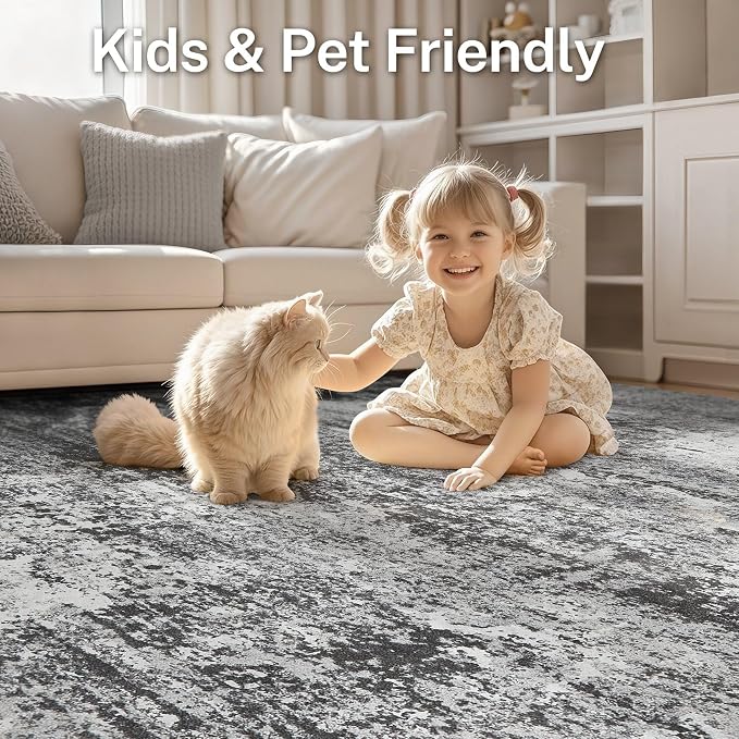 8ft Round Area Rug - Image 7