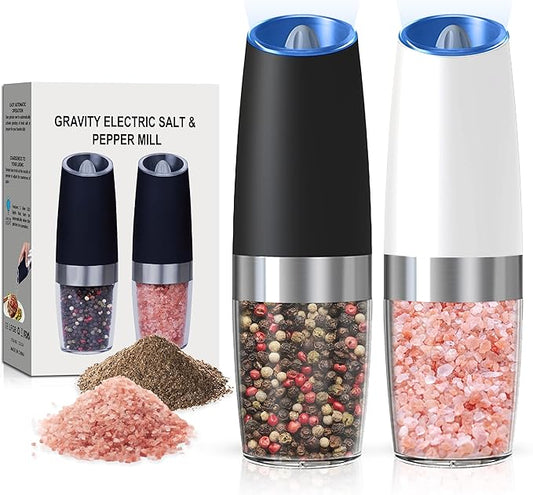 Battery Operated Salt And Pepper Grinder Set by Unknown