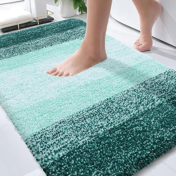 OLANLY Bathroom Rugs Mat 30x20, Extra Soft Absorbent Microfiber Bath Rugs by OLANLY