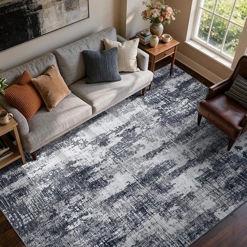 6x9 Ft Area Rugs for Living Room, Soft Non-Slip Washable Rugs Modern Abstract by Cuzwlovita