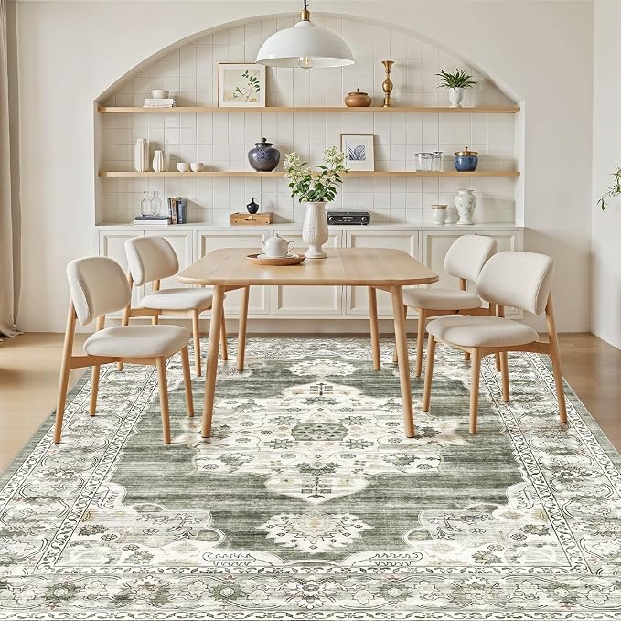 7x9 Washable Area Rug - Image 7