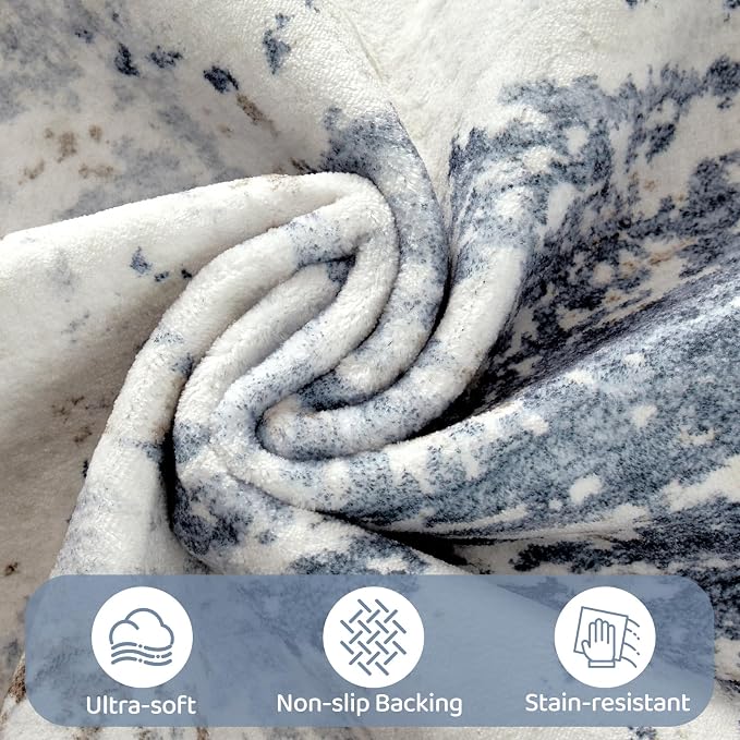 UERMEI 6x9 Area Rug Living Room Rugs - Image 6