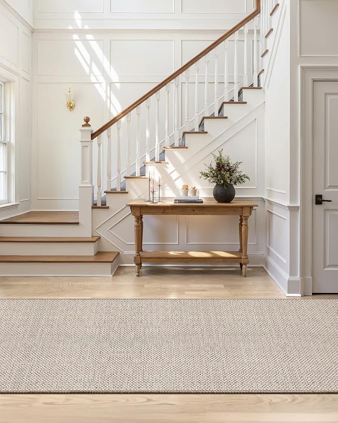Color&Geometry Door Mat 2'4"x10' Runner Rug - Image 6