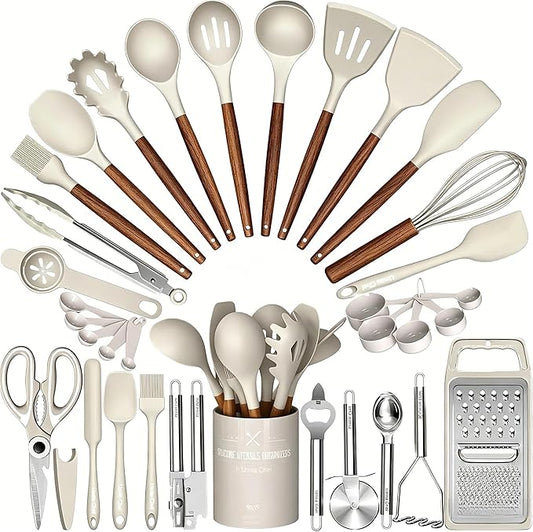 Thickened Silicone Cooking Utensils Set by UmiteChef