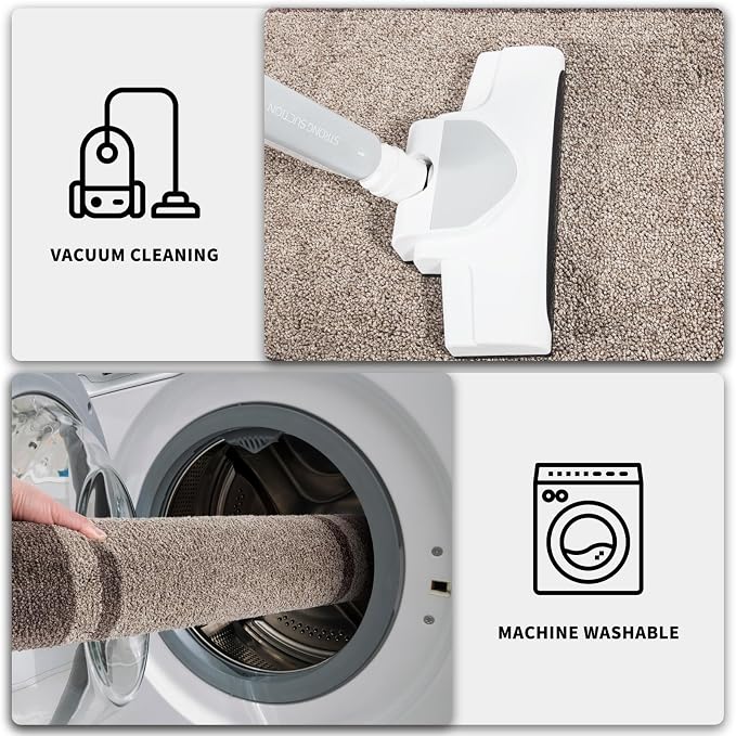 PURRUGS Dirt Trapping Door Mat 20" x 32", Non-Slip Machine Washable Entryway Rug - Image 7