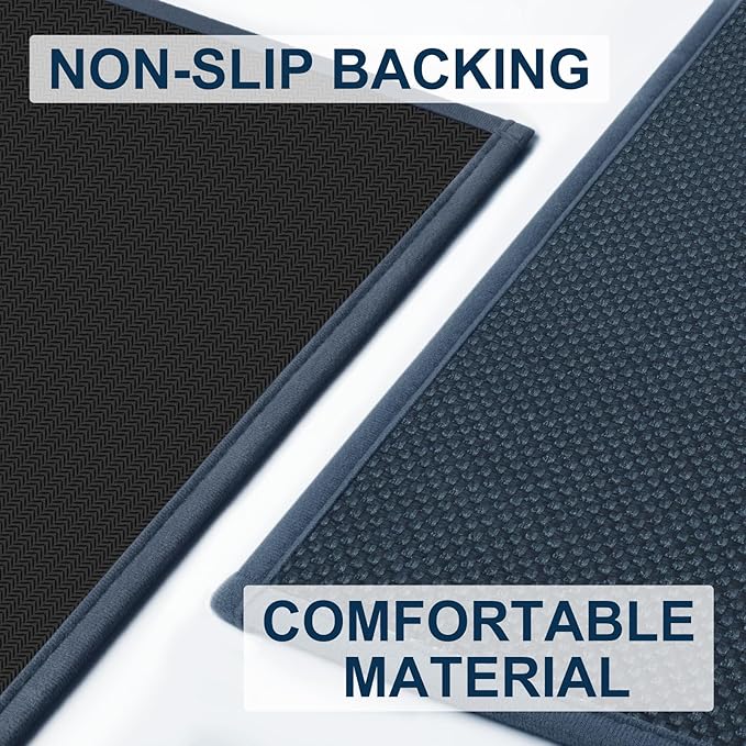 LEKEEPGO Door Mat 17"x29", Non Slip Door Mat Indoor Entrance, Rubber Backing - Image 3