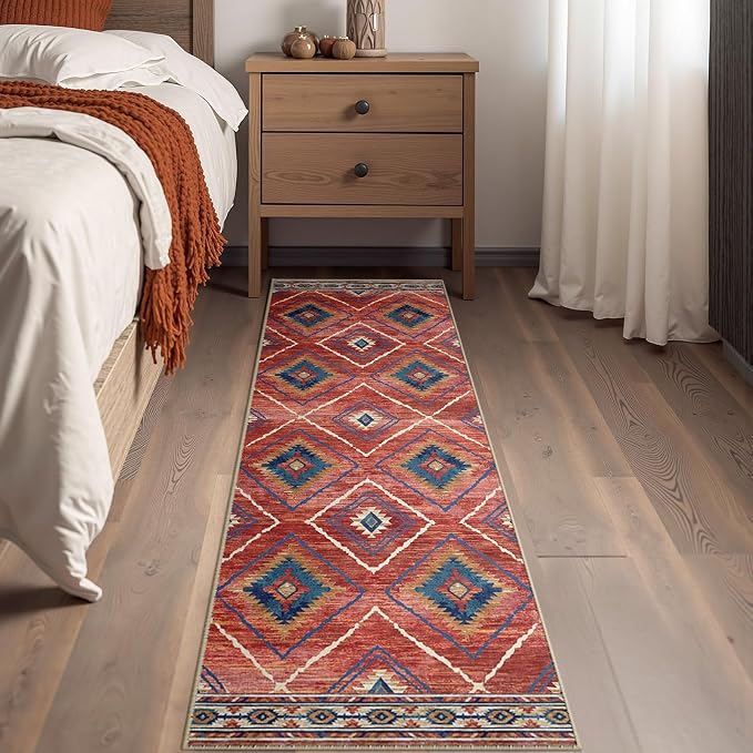 BESTSWEETIE Area Rug 2x5 Rug Machine Washable Non-Slip Low Pile Print Pattern - Image 9