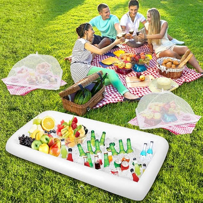 1PCS Inflatable Serving Bars and 3PCS Mesh Food Umbrella Covers Tent - Image 4