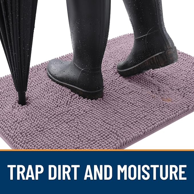 OLANLY Dog Door Mat for Muddy Paws 32x20, Absorbs Moisture and Dirt, Absorbent - Image 2