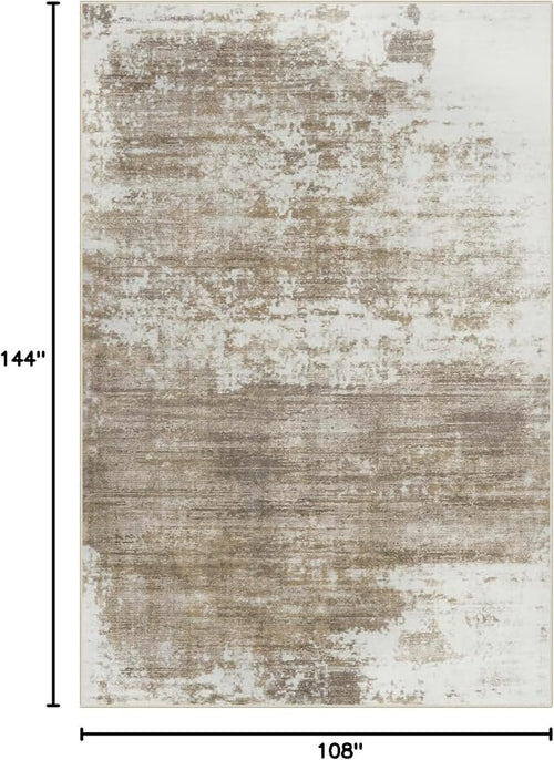 9x12 Area Rugs Washable Rug: Modern Abstract Living Room Rug Soft Anti-Skid - Image 2
