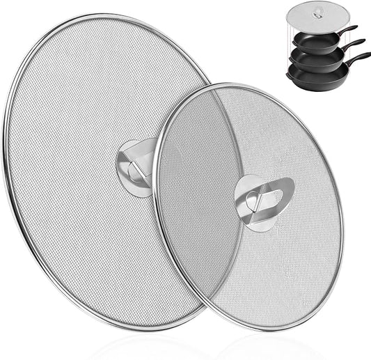 2-Pack Splatter Screens for Frying Pan by Zhulerzil