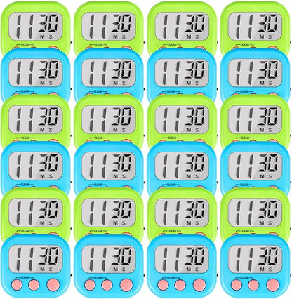 Timer for Kids Teachers Digital Kitchen Timers for Cooking Large Magnetic by AOUCE