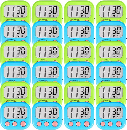 Timer for Kids Teachers Digital Kitchen Timers for Cooking Large Magnetic by AOUCE