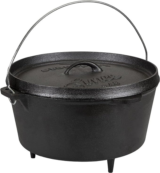 Stansport Pre-Seasoned Cast Iron Dutch Oven by Stansport