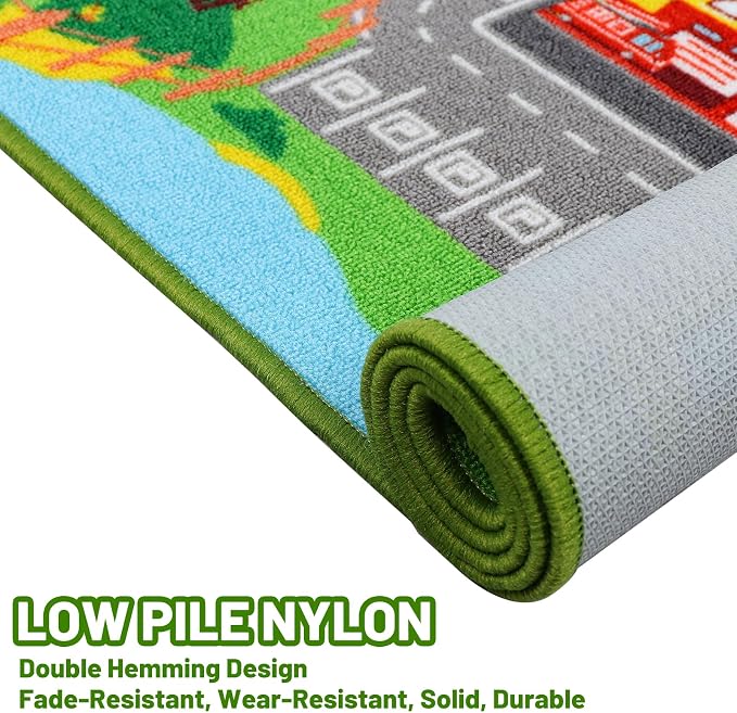 Kids Rug Car Carpet 78.7"x59", Car Rug - Image 5