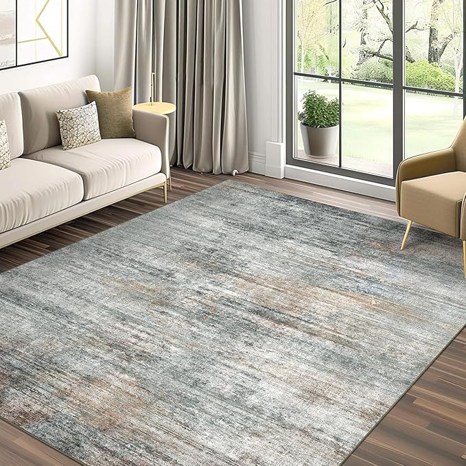 BEIMO Area Rugs 10x14 for Living Room Bedroom, Modern Abstract Machine Washable - Image 3