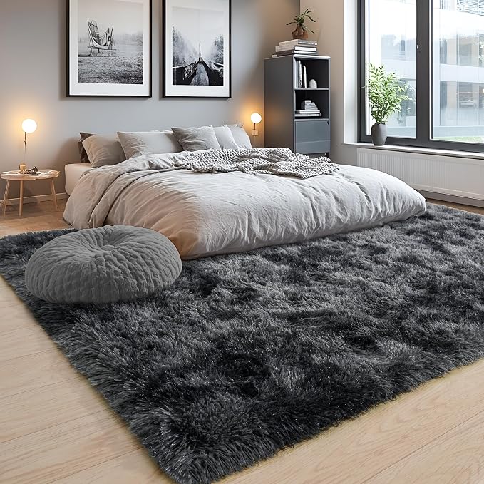 8x10 Area Rugs for Living Room, Ultra Soft Fluffy Large Shaggy Rug Carpet for - Image 7