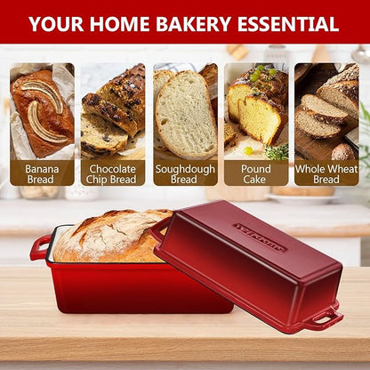 Wildone Enameled Cast Iron Bread Loaf Pan - Image 7