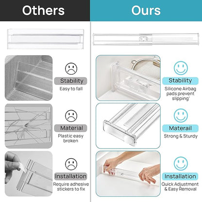Vtopmart 12 Pack 2.36" Short Upgrade Drawer Dividers - Image 7