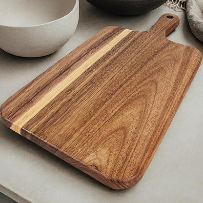 ZeQi 2PCS Small Acacia Wood Cutting Board - Image 2