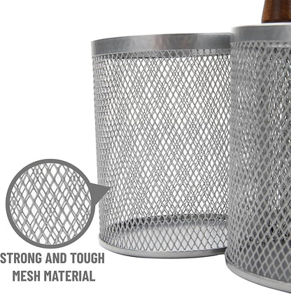 Mind Reader 3-Compartment Mesh Organizer Caddy - Image 2