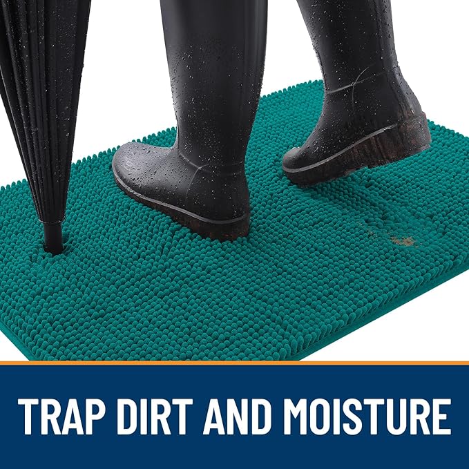 OLANLY Dog Door Mat for Muddy Paws 47x17, Absorbs Moisture and Dirt, Absorbent - Image 2