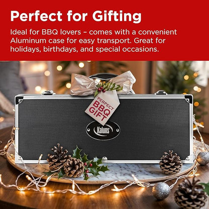Kaluns BBQ Accessories, Complete Grill Set Dad Gifts - Image 8