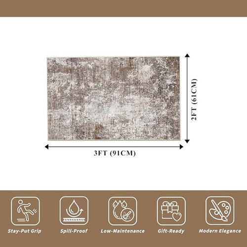2x3 Washable Non-Slip Area Rug – Small Throw Rug - Image 2