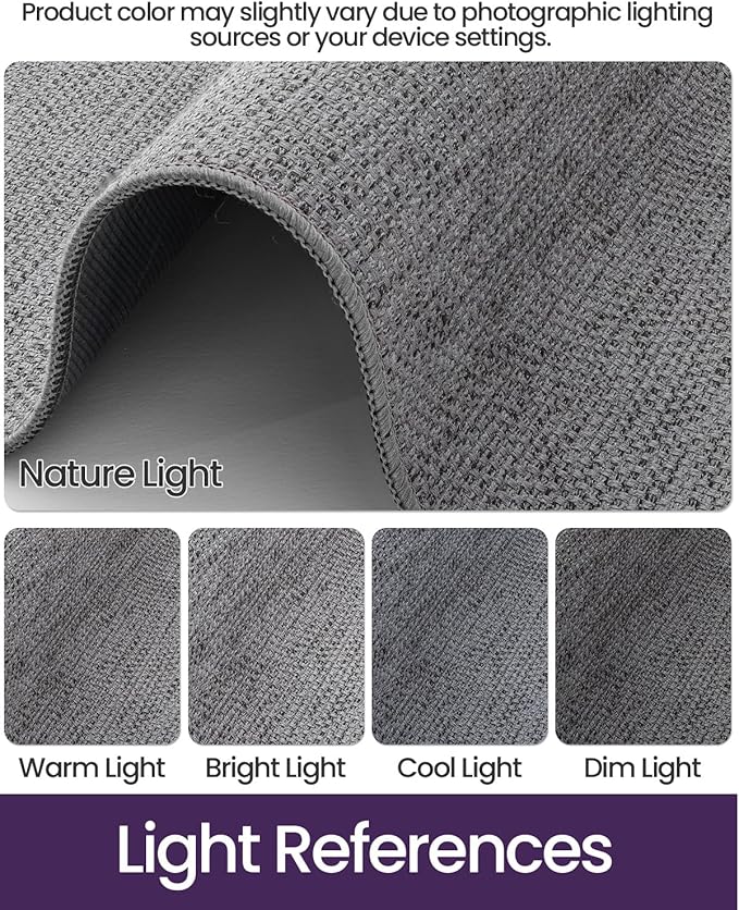 DEXI Ultra Thin Door Mat Indoor Entrance 35x56, Non Slip Rubber Backed Entryway - Image 3