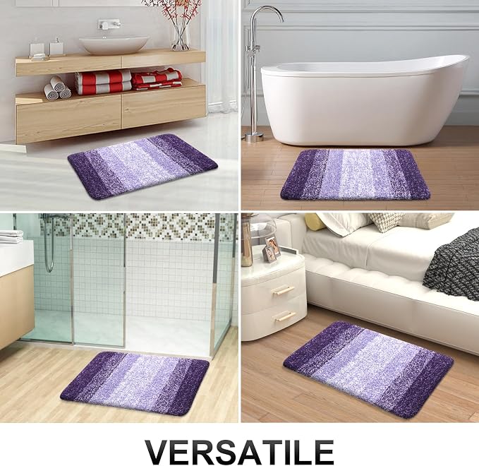 OLANLY Bathroom Runner Rugs Mat 70x24, Extra Soft Absorbent Microfiber Bath Rugs - Image 6