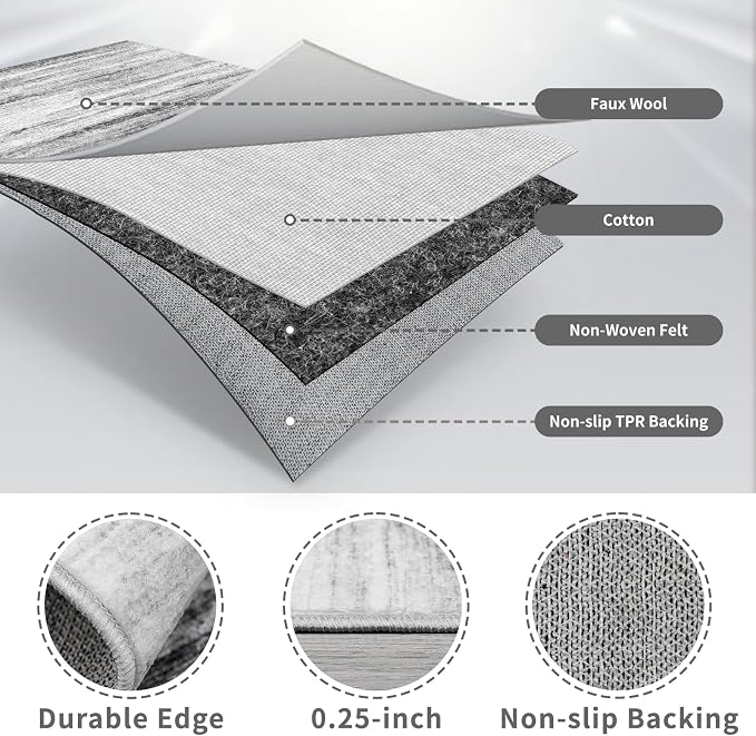 3x14 Washable Hallway Runner Rug: Extra Long Runners - Image 4