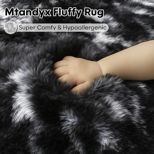 8x10 Area Rugs Living Room, Non-Slip Upgraded Indoor Thick Soft Rug, Modern - Image 2