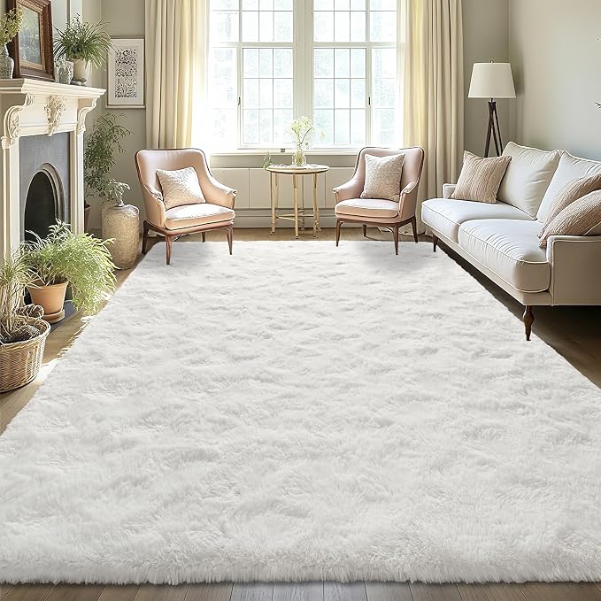 LOCHAS Ultra Soft Indoor Modern Area Rugs Fluffy Living Room Carpets - Image 2